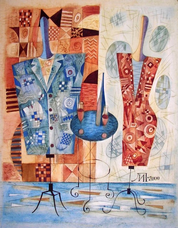 Tableaux sur toile, reproduction de Loskarev Igor Mannequins - 2000
