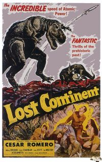 1951 ملصق فيلم القارة المفقودة