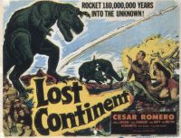 Stampa su tela del poster del film Lost Continent 2