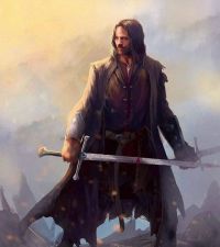Lotr Aragorn - My Sword Is Yours Canvas Art Paint