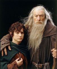 Lotr Gandalf et Frodon