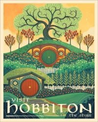 Lotr Hobbiton - The Shire canvas print