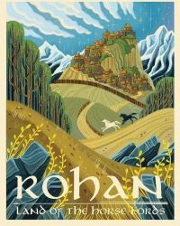 Lotr Rohan canvas print