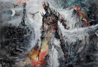 Lotr Sauron Painting canvas print