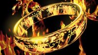 Lotr The One Ring On Fire