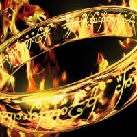 Lotr The One Ring On Fire