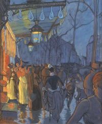 Louis Anqueting L Avenue De Clichy 1887 canvas print