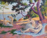 Luce Maximilien Baigneuses Saint Tropez 1892 canvas print