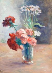 Luce Maximilien Bouquet Dans Un Vase canvas print