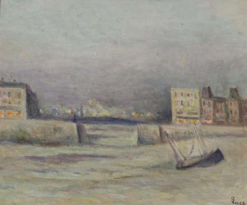 Luce Maximilien Dieppe La Sortie Du Port 1933 canvas print