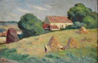 Luce Maximilien Meules De Foin Ca. 1930 35