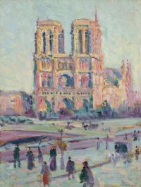 Luce Maximilien Notre Dame De Paris Ca. 1910