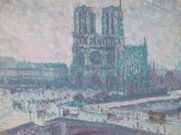 Luce Maximilien Notre Dame De Paris 1899 1 canvas print