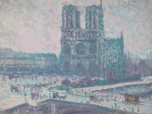 Luce Maximilien Notre Dame De Paris 1899 1 canvas print