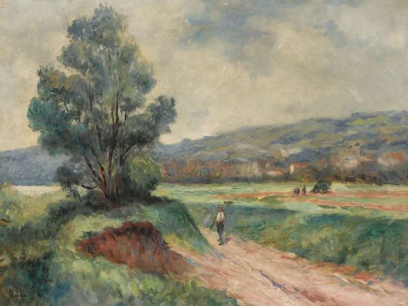 Luce Maximilien Paysage Aux Environs De Rolleboise Ca. 1925 canvas print