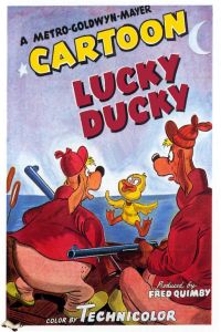 Impresión de la lona del cartel de la película Lucky1ducky11948