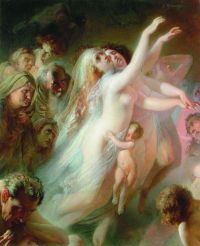 Luksh Makovskaya Elena Charon Carries The Souls Of The Dead Across The River Styx canvas print