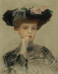 Luksh Makovskaya Elena La Parisienne 1902