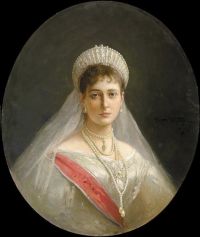 Luksh Makovskaya Elena Portrait Of Alexandra Fedorovna 1903