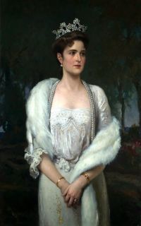 Luksh Makovskaya Elena Portrait Of Empress Alexandra Feodorovna canvas print