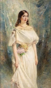 لوكش ماكوفسكايا إيلينا صورة أولغا الفنانة S ابنة كاليفورنيا. 1909