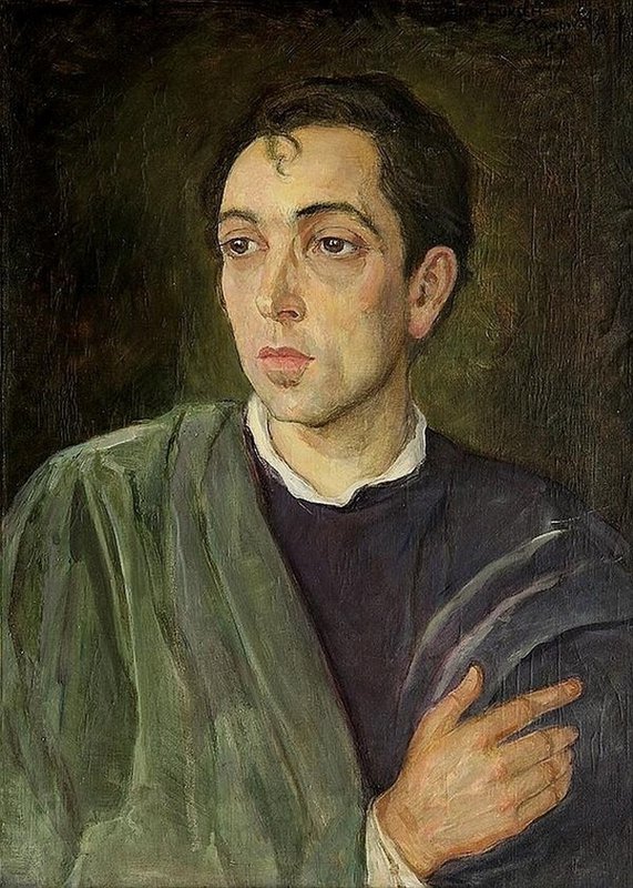 Luksh Makovskaya Elena Portrait Of The German Actor Richard Lauffen canvas print