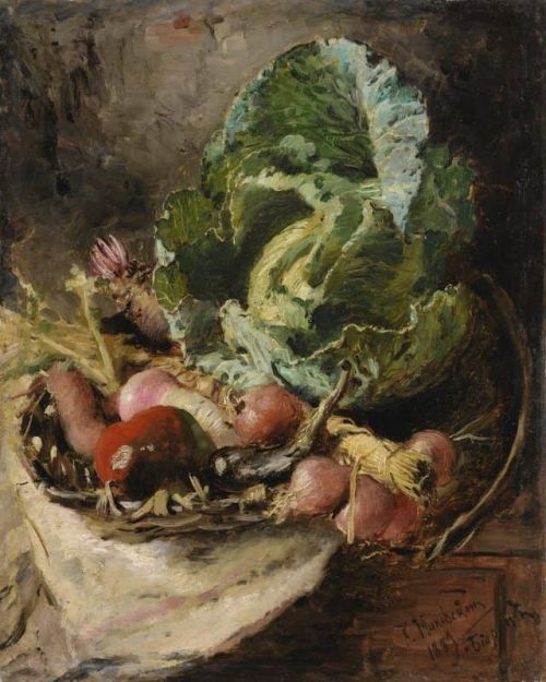 Luksh Makovskaya Elena Still Life With Vegetables 1889 canvas print