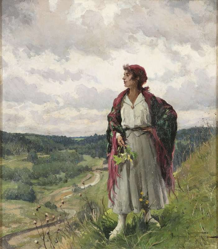 Luksh Makovskaya Elena Woman 1917 canvas print