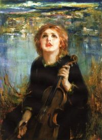 Lyall Laura Muntz A Florentine 1913