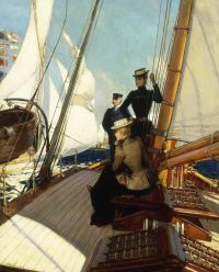 Lynch Albert An Afternoon On A Sailing Boat canvas print