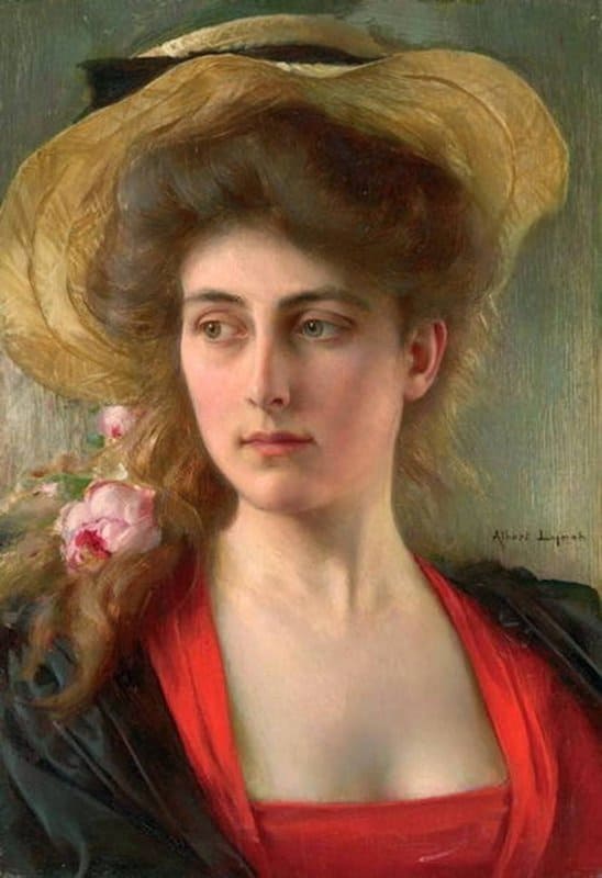 Lynch Albert Portrait Of A Young Woman 1 canvas print