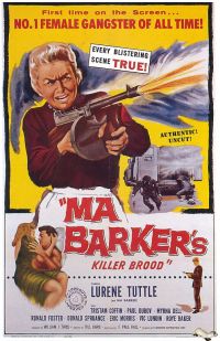 Ma Barkers Killer Brood 1960 Movie Poster canvas print