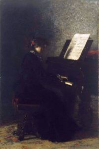 Macdowell Eakins Susan Elizabeth At The Piano 1875