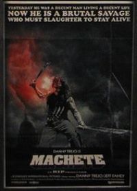 Machete Movie Poster canvas print