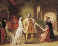 Maclise Daniel Henry Viii S First Interview With Anne Boleyn 1835 canvas print