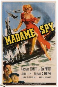 Locandina del film Madame Spy 1942