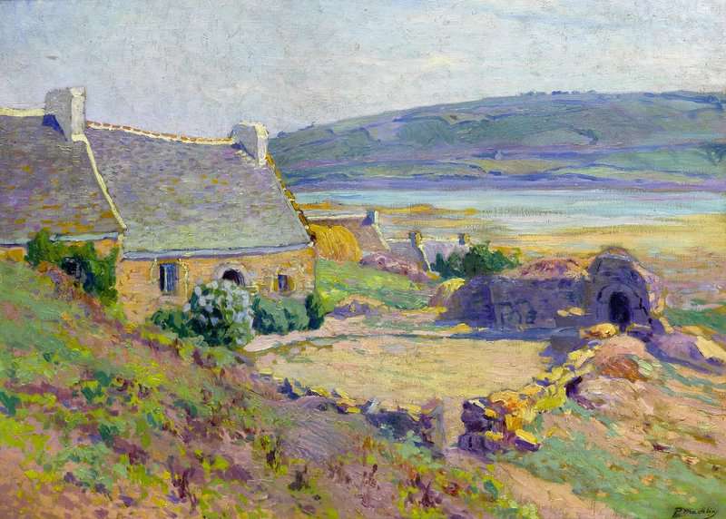 Madeline Paul La Ferme Des Hortensias Le Diben 1911 canvas print
