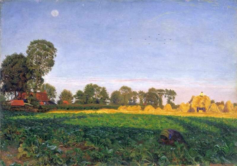 Madox Brown Ford Carrying Corn 1854 55 canvas print