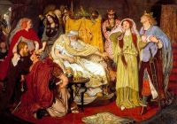 Madox Brown Ford Cordelia S Portion canvas print