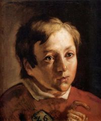 Madox Brown Ford Portrait Of A Boy 1836 37 canvas print