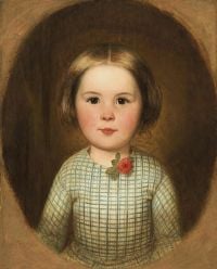Madox Brown Ford Portrait Of Elizabeth Clara Bromley 1846 49 canvas print