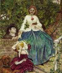 Madox Brown Ford Stages Of Cruelty Ca. 1856 canvas print
