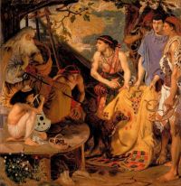 Madox Brown Ford The Coat Of Many Colours 1866 canvas print