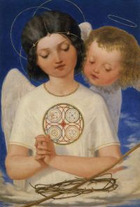Madox Brown Ford The Seraph Watch canvas print