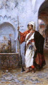 Madrazo Y Garreta Raimundo von Arab Warrior 1878
