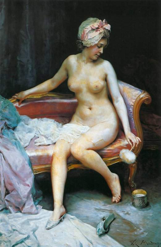 Madrazo Y Garreta Raimundo De Despues Del Bano 1895 canvas print