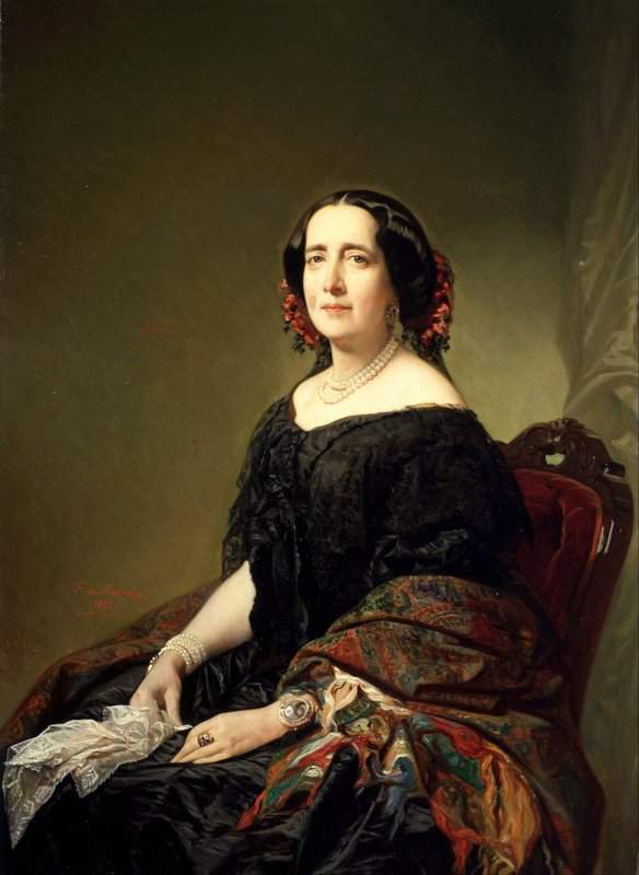 Madrazo Y Garreta Raimundo De Gertrudis Gomez De Avellaneda 1857 canvas print