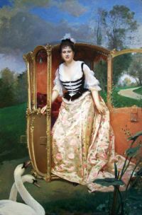 Madrazo Y Garreta Raimundo De Porträt von Isabelle Mccreery 1880 Leinwanddruck