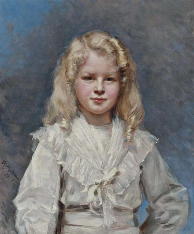 Madrazo Y Garreta Raimundo De The Girl With The Golden Hair 1898 canvas print