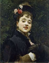 Madrazo Y Garreta Raimundo من النموذج Aline Masson كاليفورنيا 1876